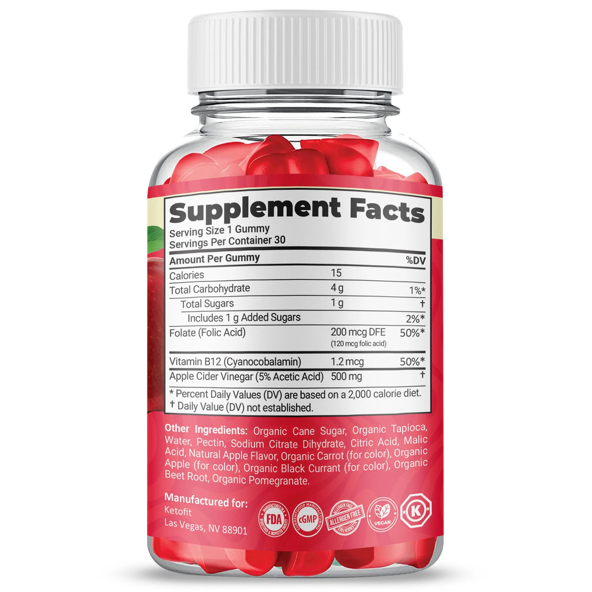Apple Cider Vinegar Dietary Supplement R94367