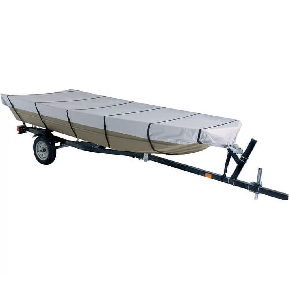 Gray Water-Resistant Jon Boat Cover E585889