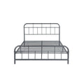 Charcoal Gray Queen Size Bed Frame N653