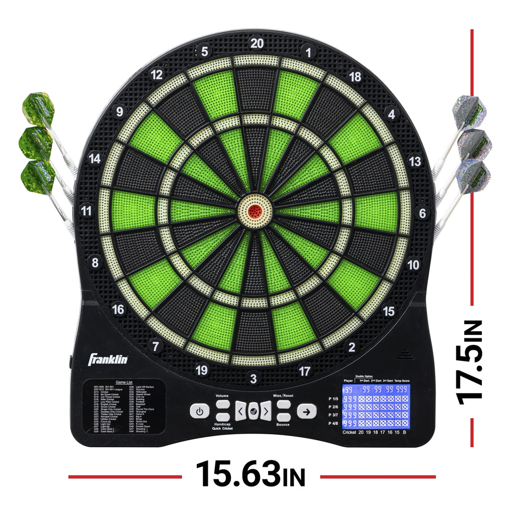 Light Up Electronic Soft Tip Dart Board Set with Digital Scoreboard C91166