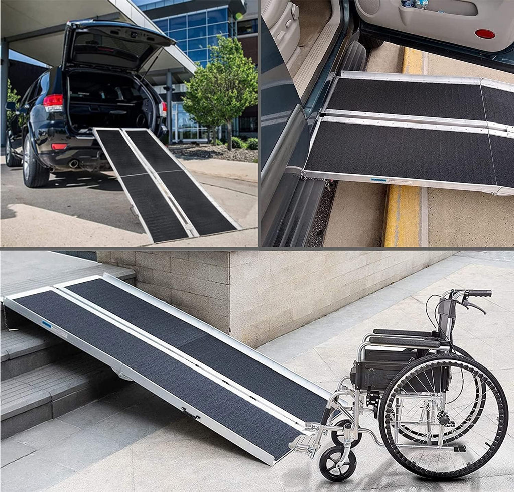 6FT Aluminum Wheelchair Ramp C1587