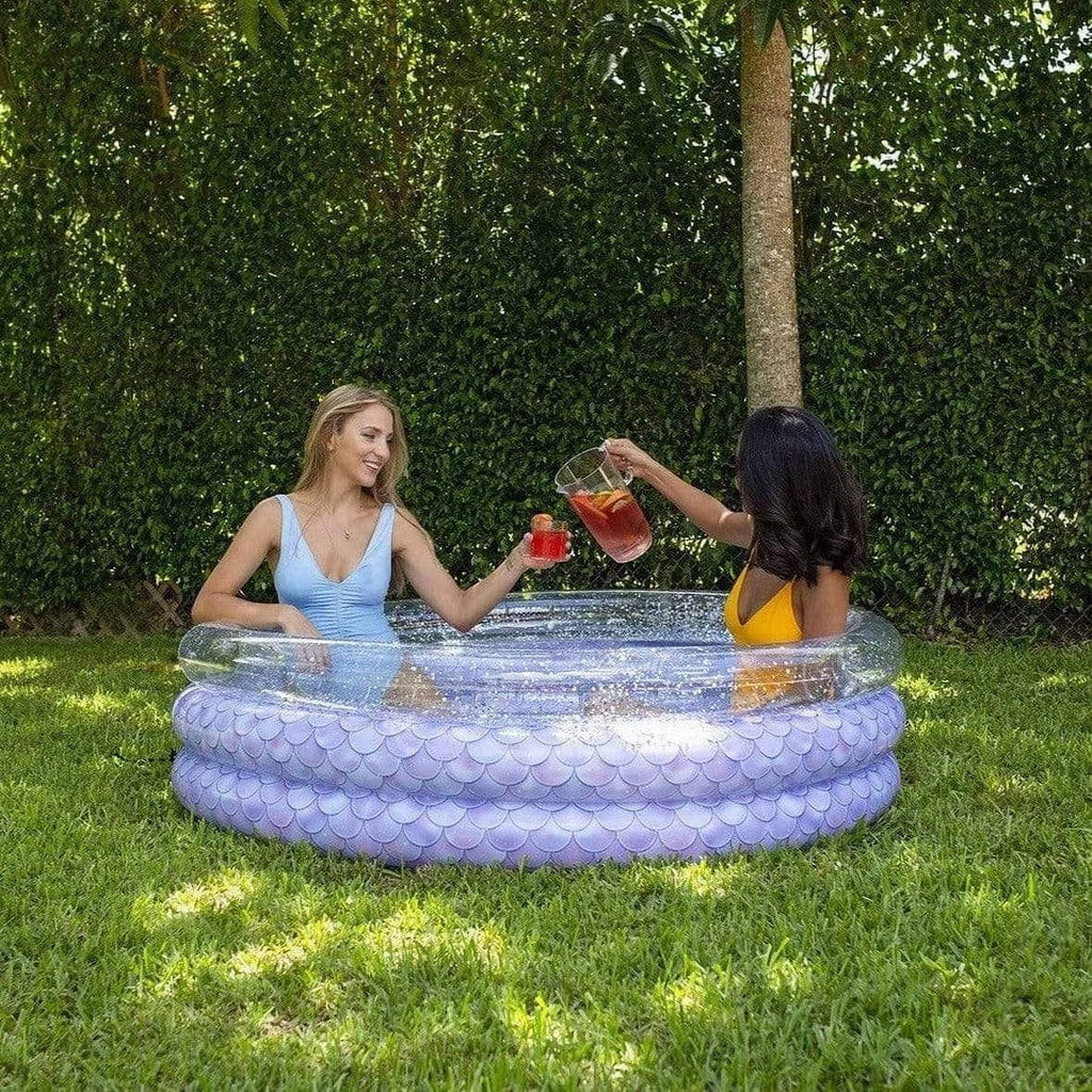 Inflatable Purple Mermaid Glitter Pool Y853