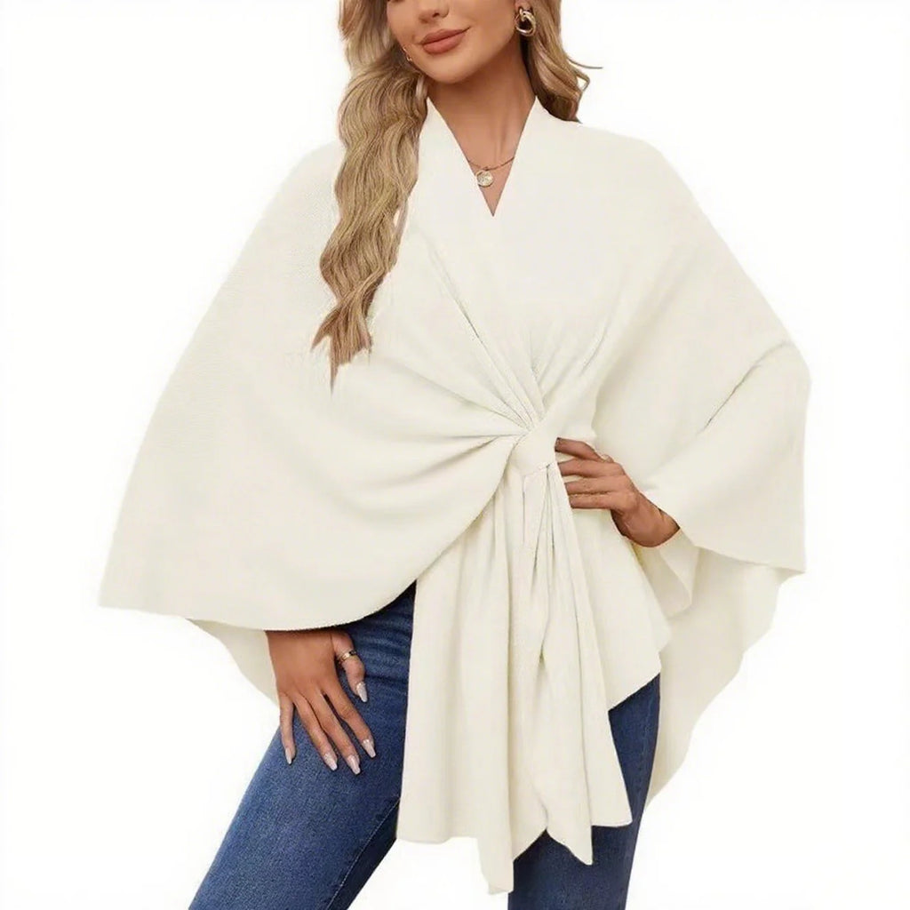 Shawl Wraps Open Front Poncho Sweater G60185