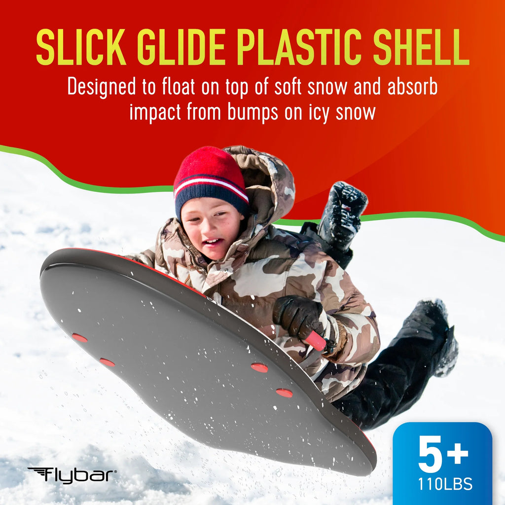 36' Rocket Foam Toboggan Snow Sled for Kids B1554