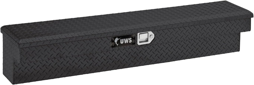Black 36" Single Lid Side Mount Tool Box with 2 Padded Handles A154172