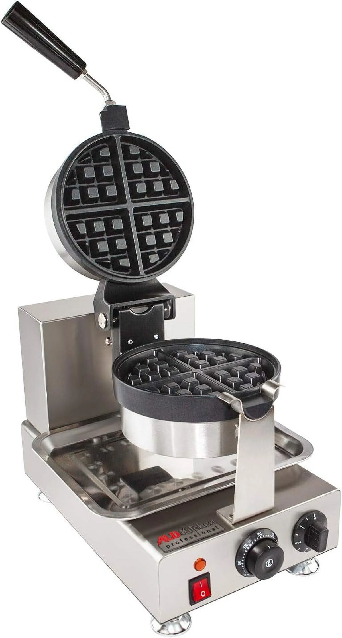 Rotating Nonstick Waffle Iron D60642