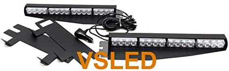 32 Watt Blue LED Emergency Strobe Light Bar N37290