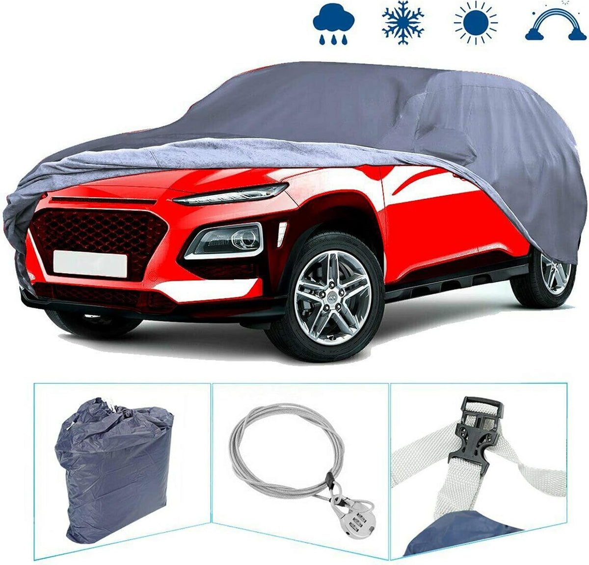 Blue Waterproof Car Cover R490145