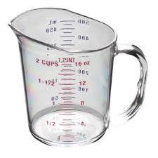 1 Pint Polycarbonate Measuring Cup, 12 Packs J9927