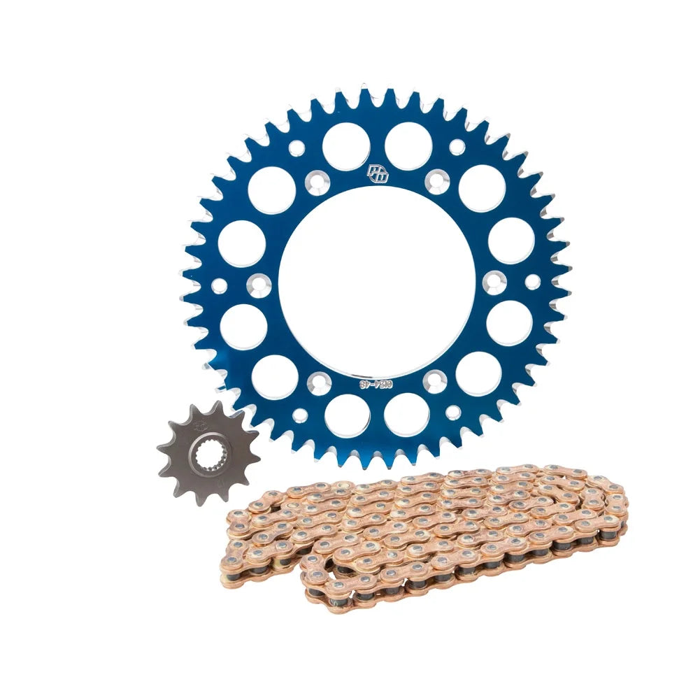 Blue Rear Sprocket Alloy Kit MX Race Chain Y804027