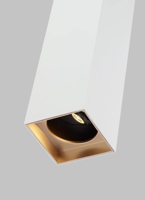 Matte White LED Flush Mount F5653