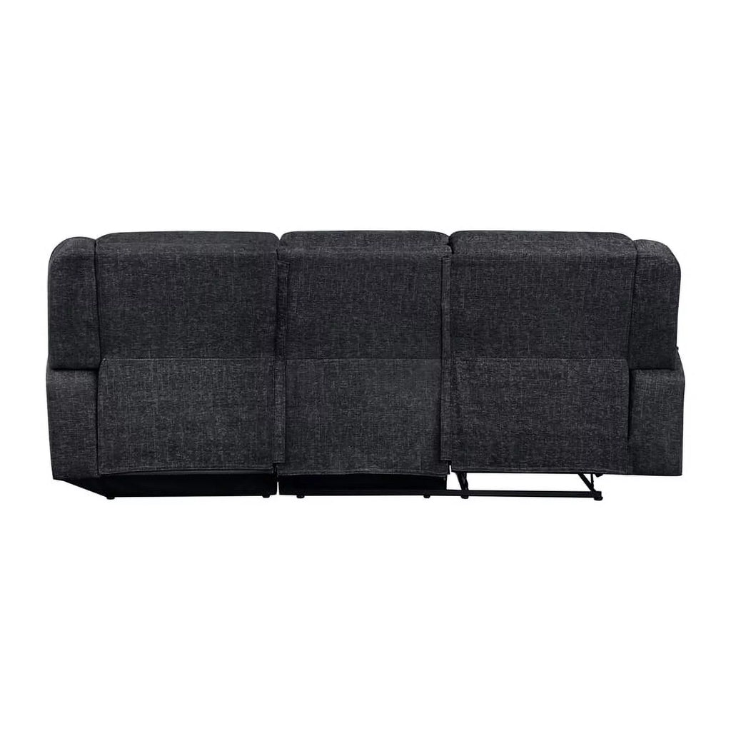 Chenille Reclining Sectional with Right Chaise N49296