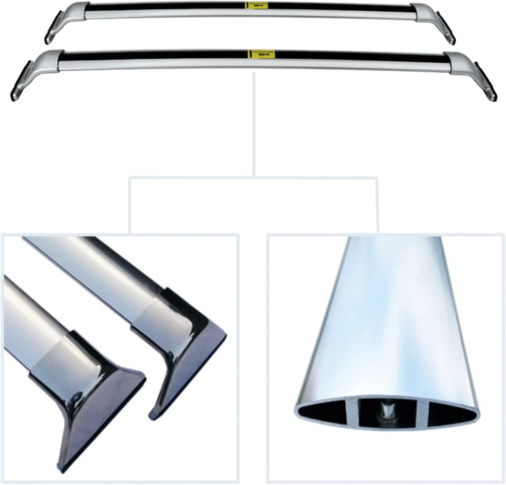 Roof Rack Cross Bars for Cadillac XT4 2019 2020 2021 2022 U66724