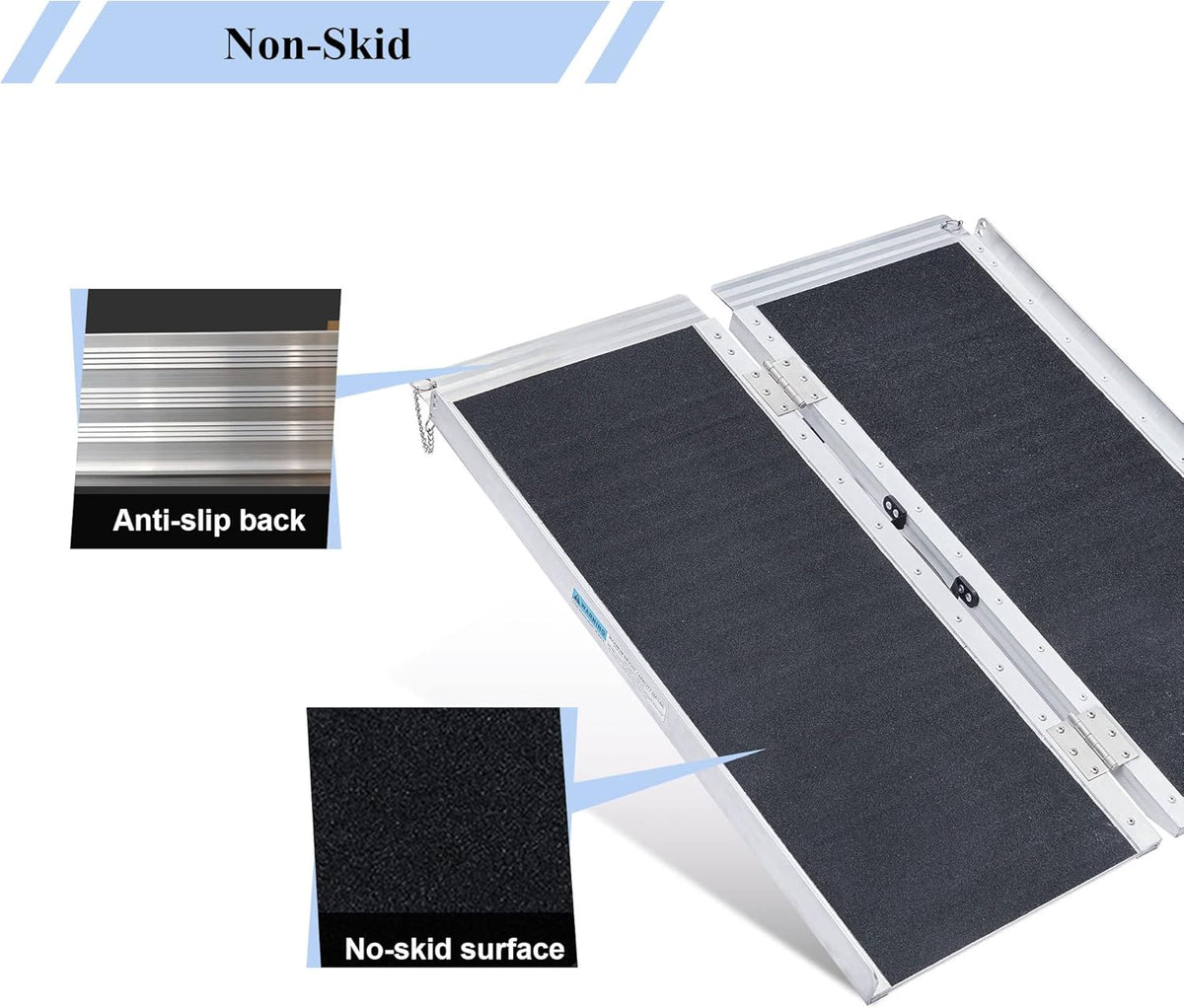 6FT Aluminum Wheelchair Ramp C1587