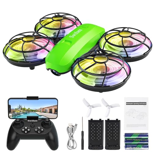 Mini Quadcopter Drone with Camera, 2 Batteries, Propeller Full Protect Q1875