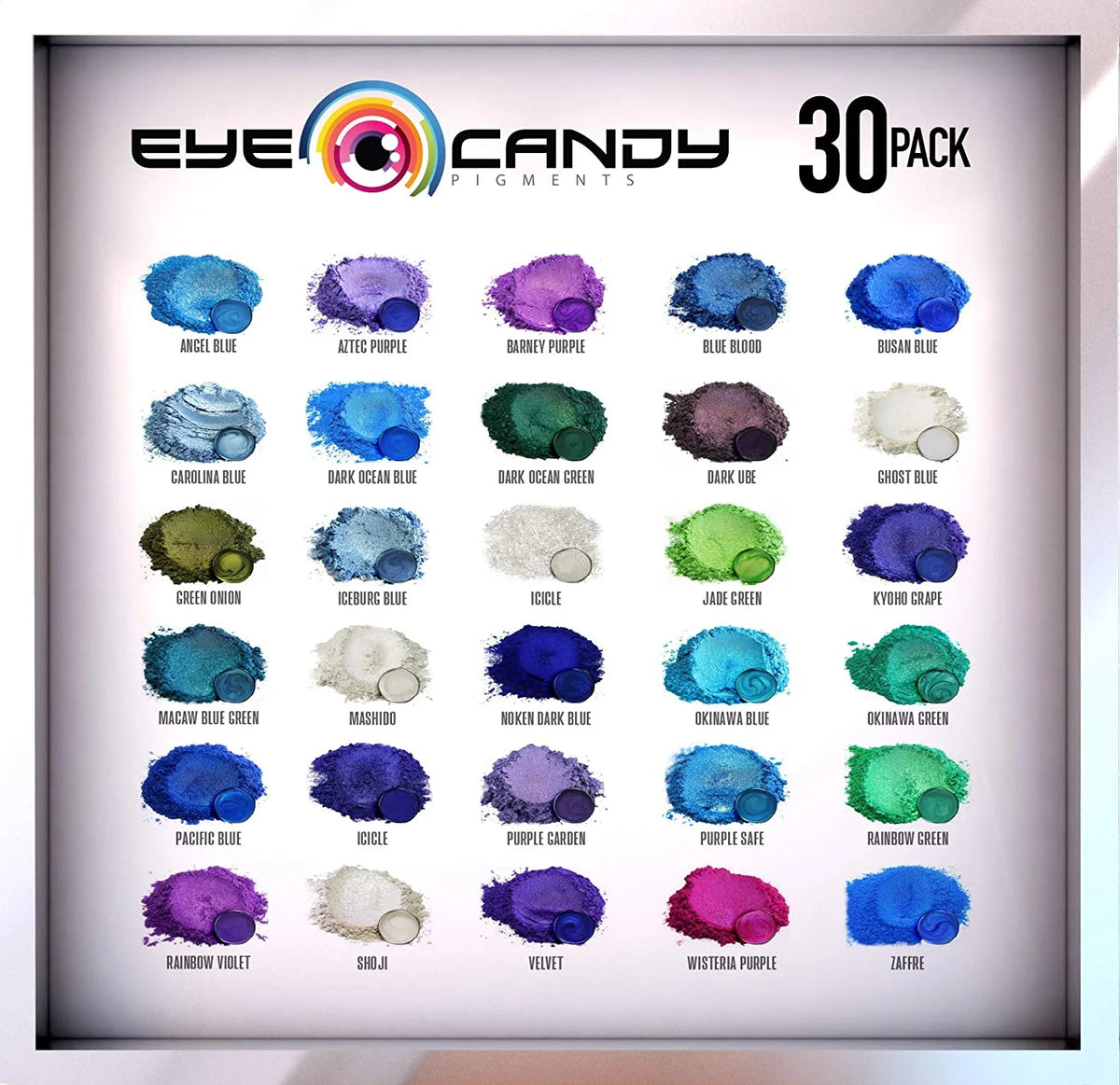 Mica Pigment Powder 30-Pack Set M759