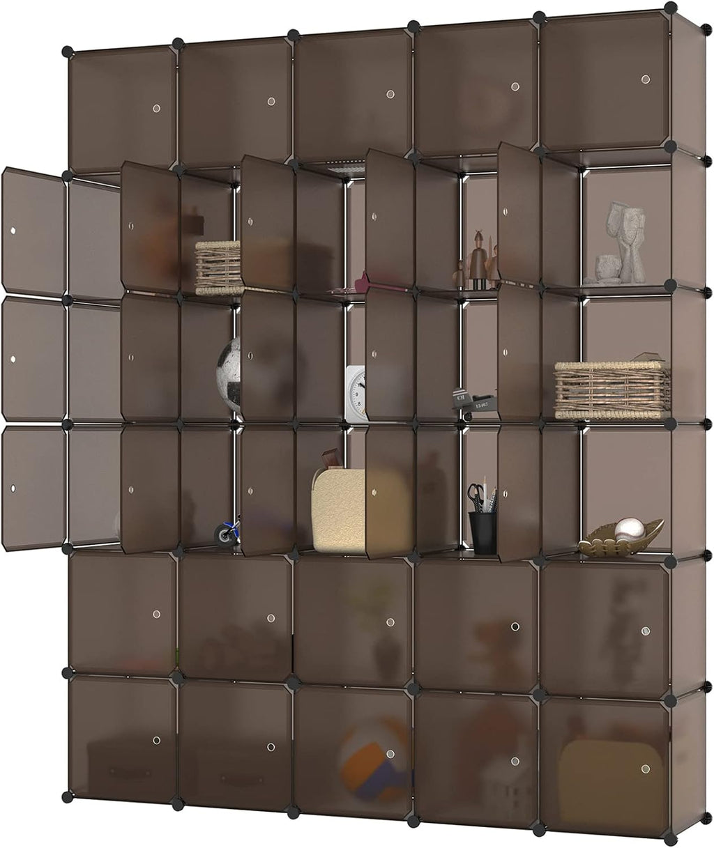 30-Cube Plastic Closet Organizer Shelves Q76027