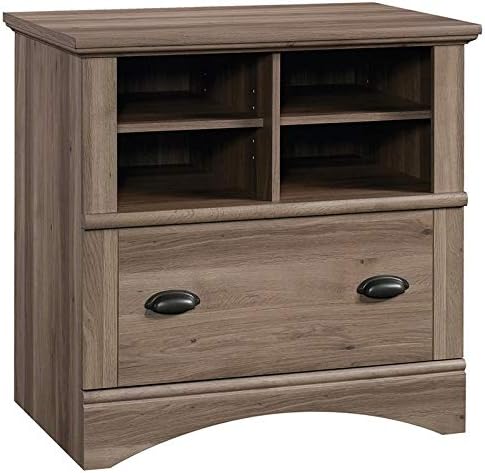 1 Drawer Lateral File Storage Cabinet with Key Lock in Salt Oak A799973