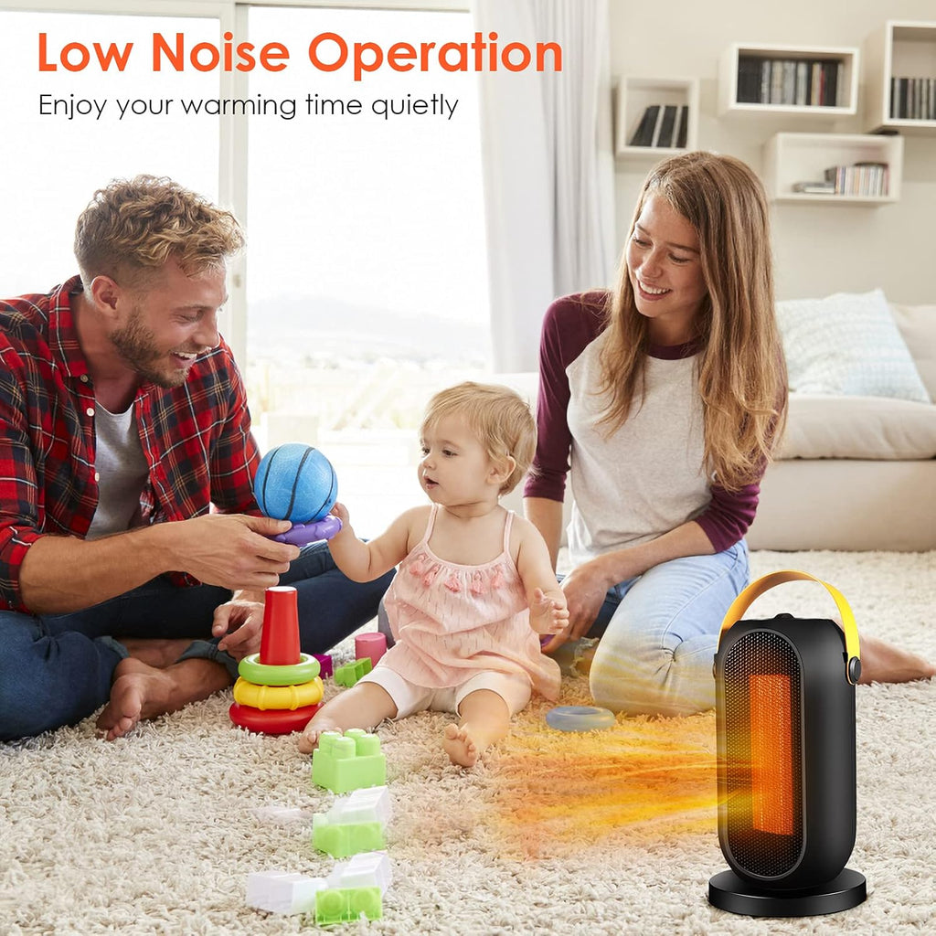 1200W 600W PTC Ceramic Electric Heater with 4 Heat Settings V867
