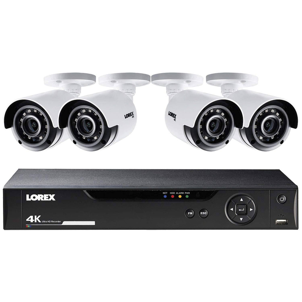 8-Channel DVR with 4 Outdoor Cameras Night Vision - 1 TB E4365
