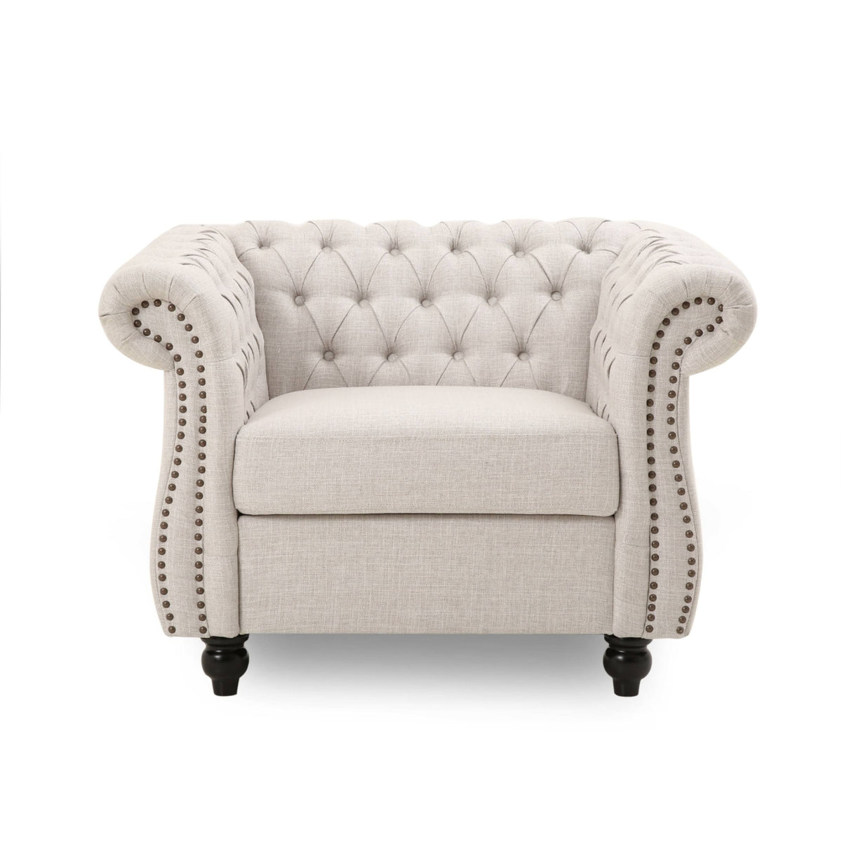 Chesterfield Club Chair Beige I267
