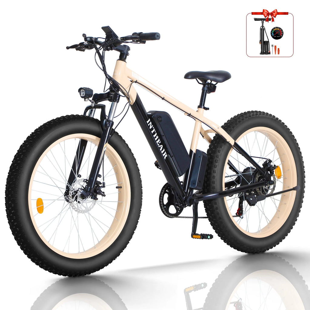 Electric Bike 26 4 Fat Tire 500W 48V 13Ah 7-Speed B214078