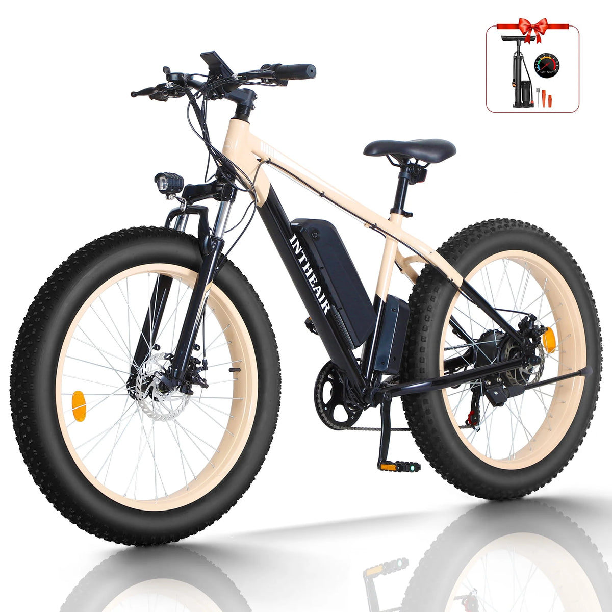 Electric Bike 26 4 Fat Tire 500W 48V 13Ah 7-Speed B214078