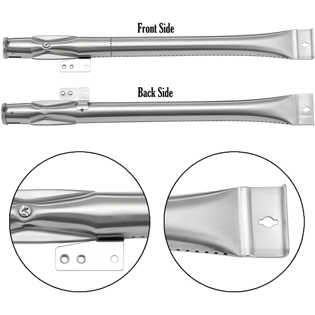 Stainless Steel Tube Burner 14 7/8 inch Set of 4 H8360