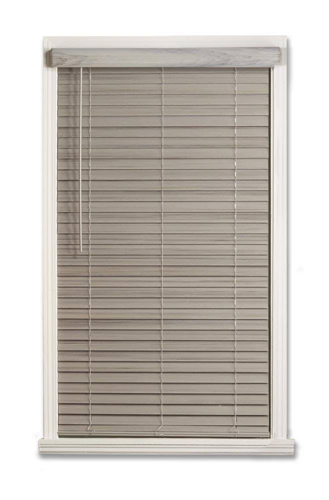 Cordless Faux Wood Room Darkening Horizontal Blind Z711098