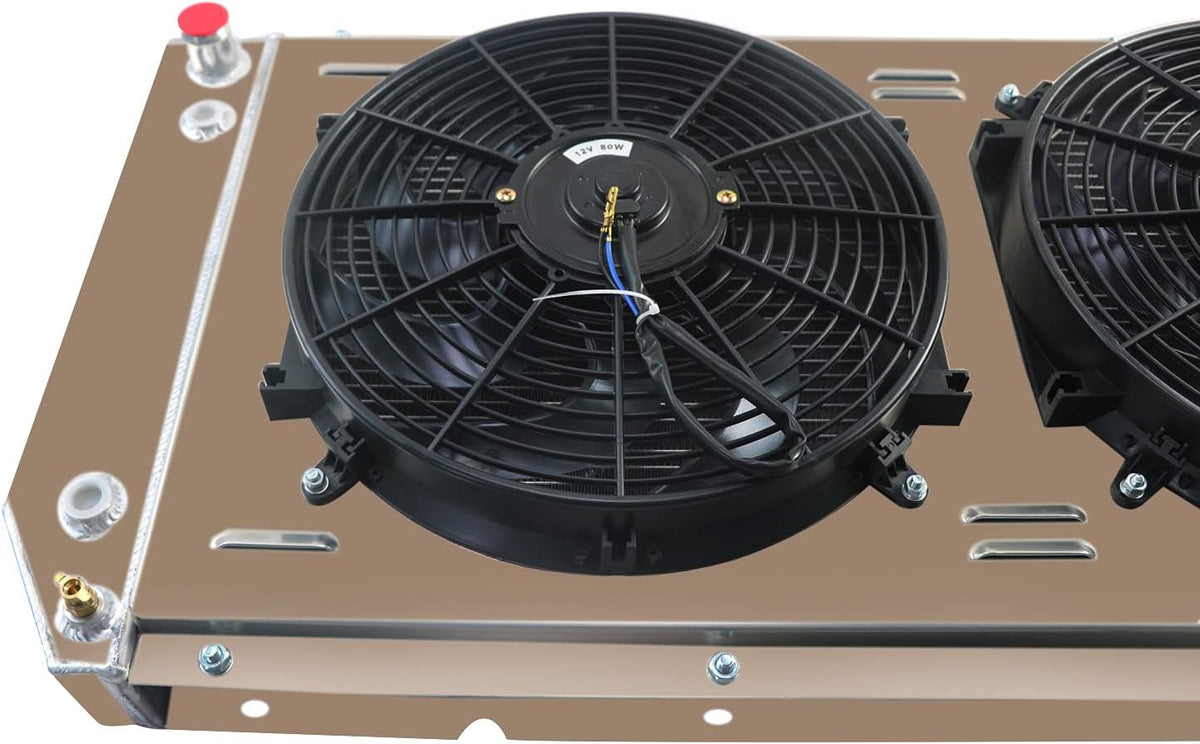 3 Row Radiator with Shroud Fan & Relay X3583