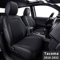 Black Faux Leather Seat Covers for Tacoma Crew Cab P977