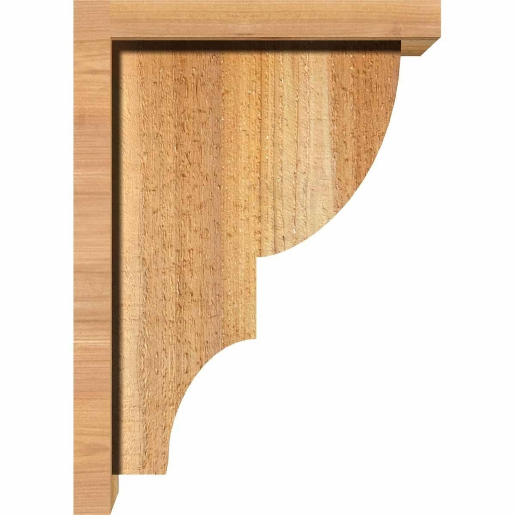 Ridgewood Rough Sawn Corbel with Backplate, Western Red Cedar S924130