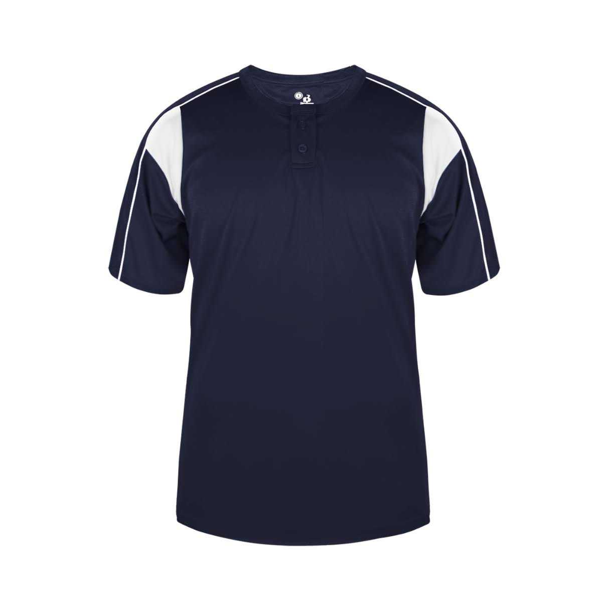 Navy White Placket Shirt T53163