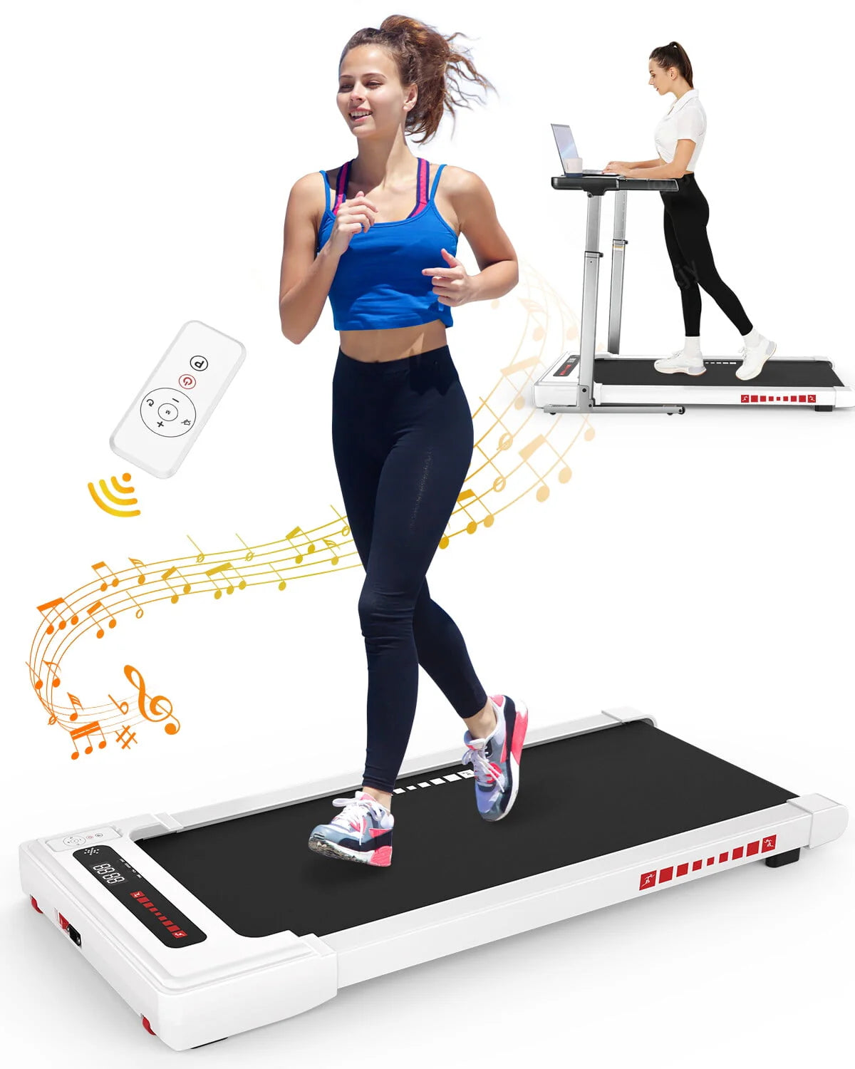 2.5HP Under Desk Electric Treadmill Y47196