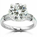 14K White Gold Moissanite Engagement Ring H760265