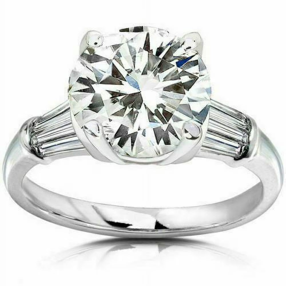 14K White Gold Moissanite Engagement Ring H760265