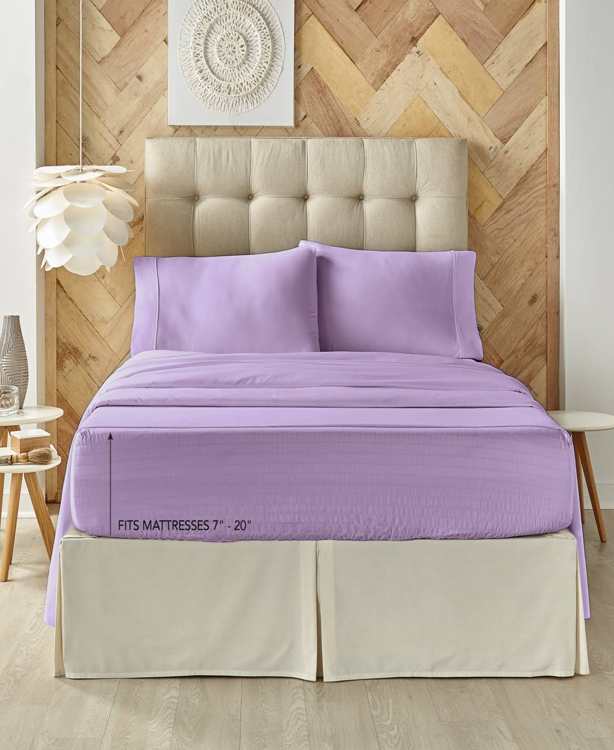 Ivory California King Sheet Set L883