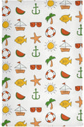Kitchen Dish & Tea Towel, 28x18in-6 PCS S8371