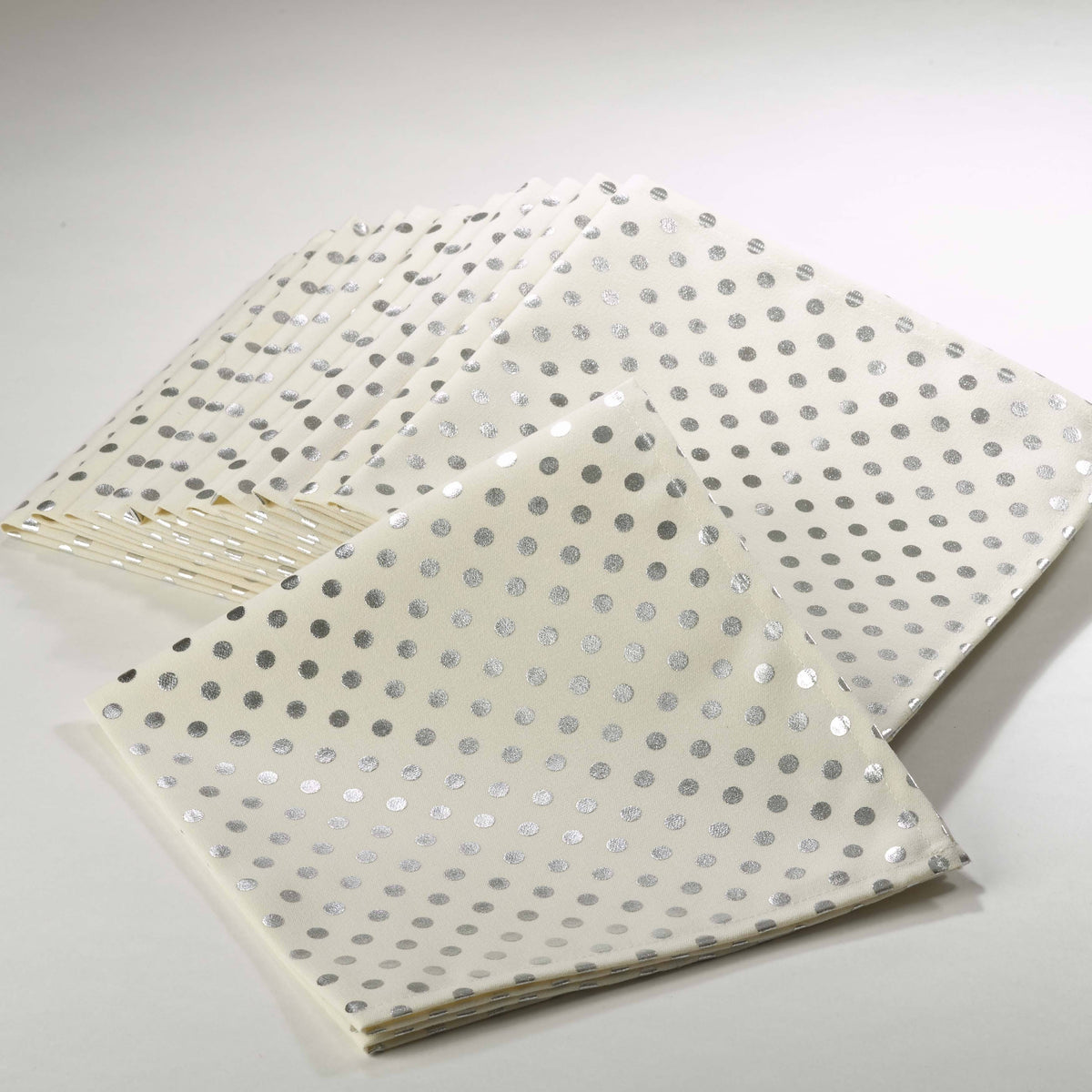 Silver Dot Napkin Citrus - Set of 12 H5018