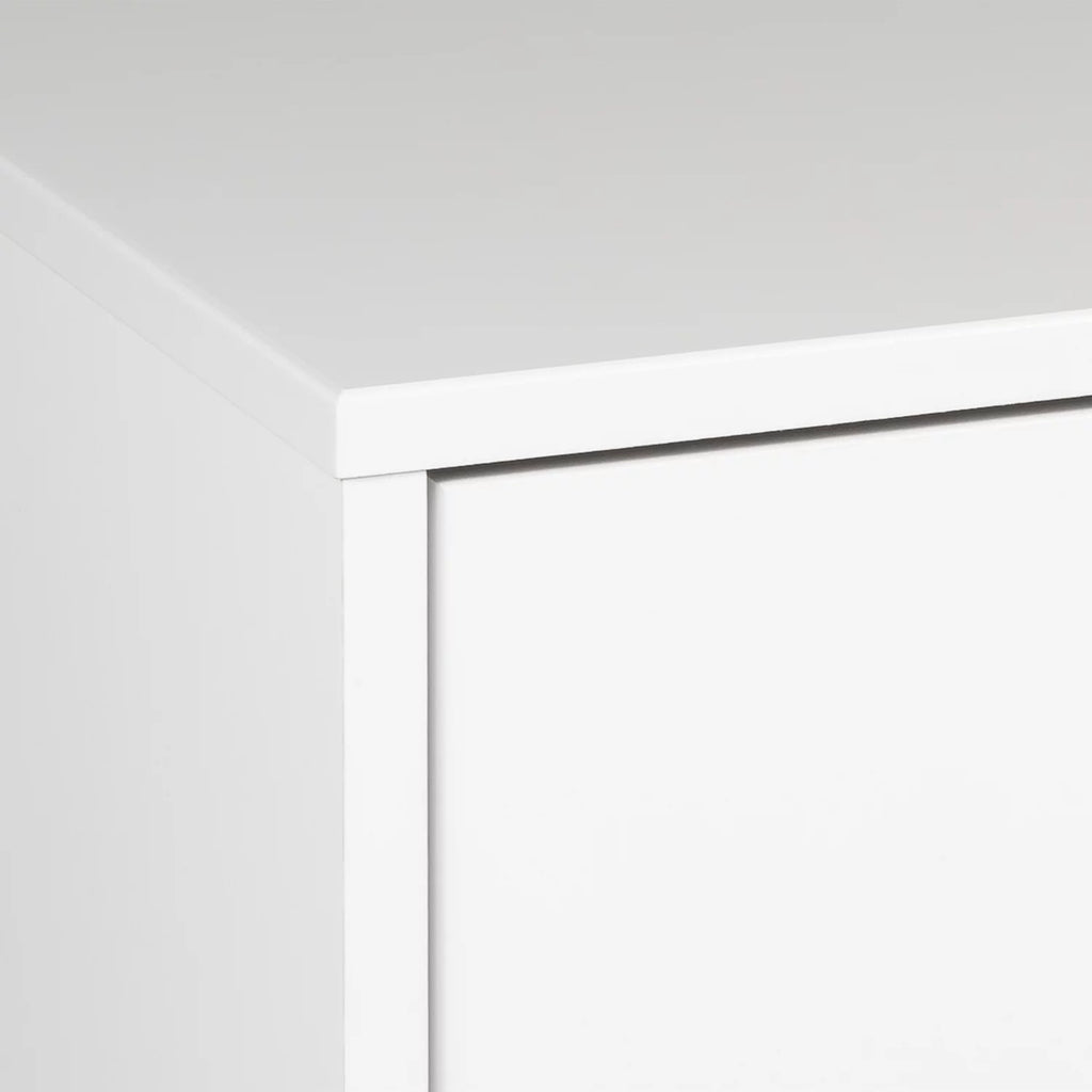 White 4-Drawer Dresser F4075