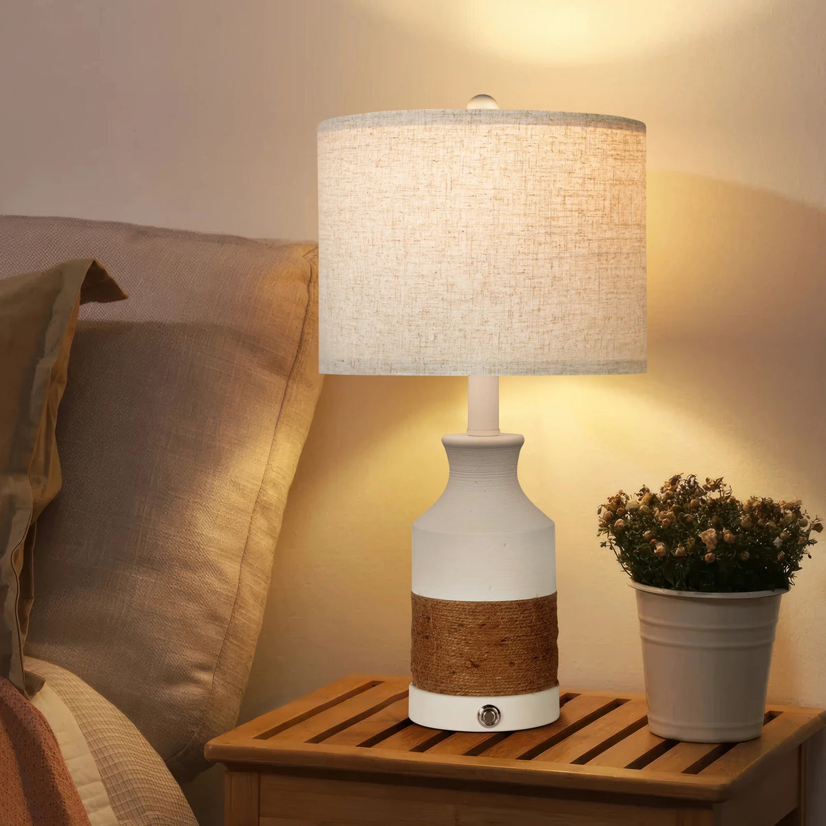 Boho Resin Table Lamp Set of 2 T1710