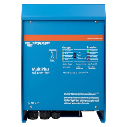 3000VA 12-Volt Pure Sine Wave Inverter Charger T589640