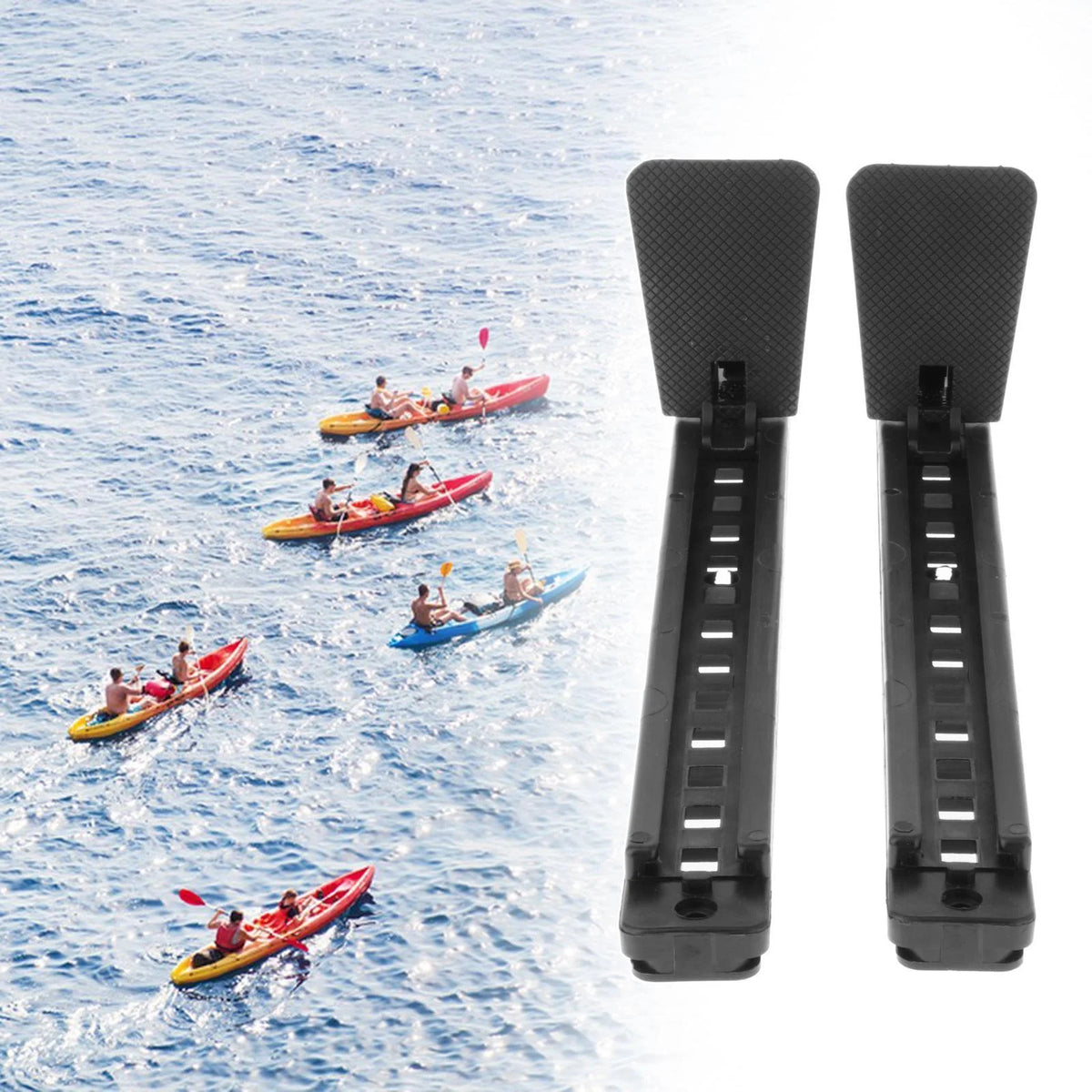 Kayak Foot Pegs 15 Inches Black Replacement Pedals P579