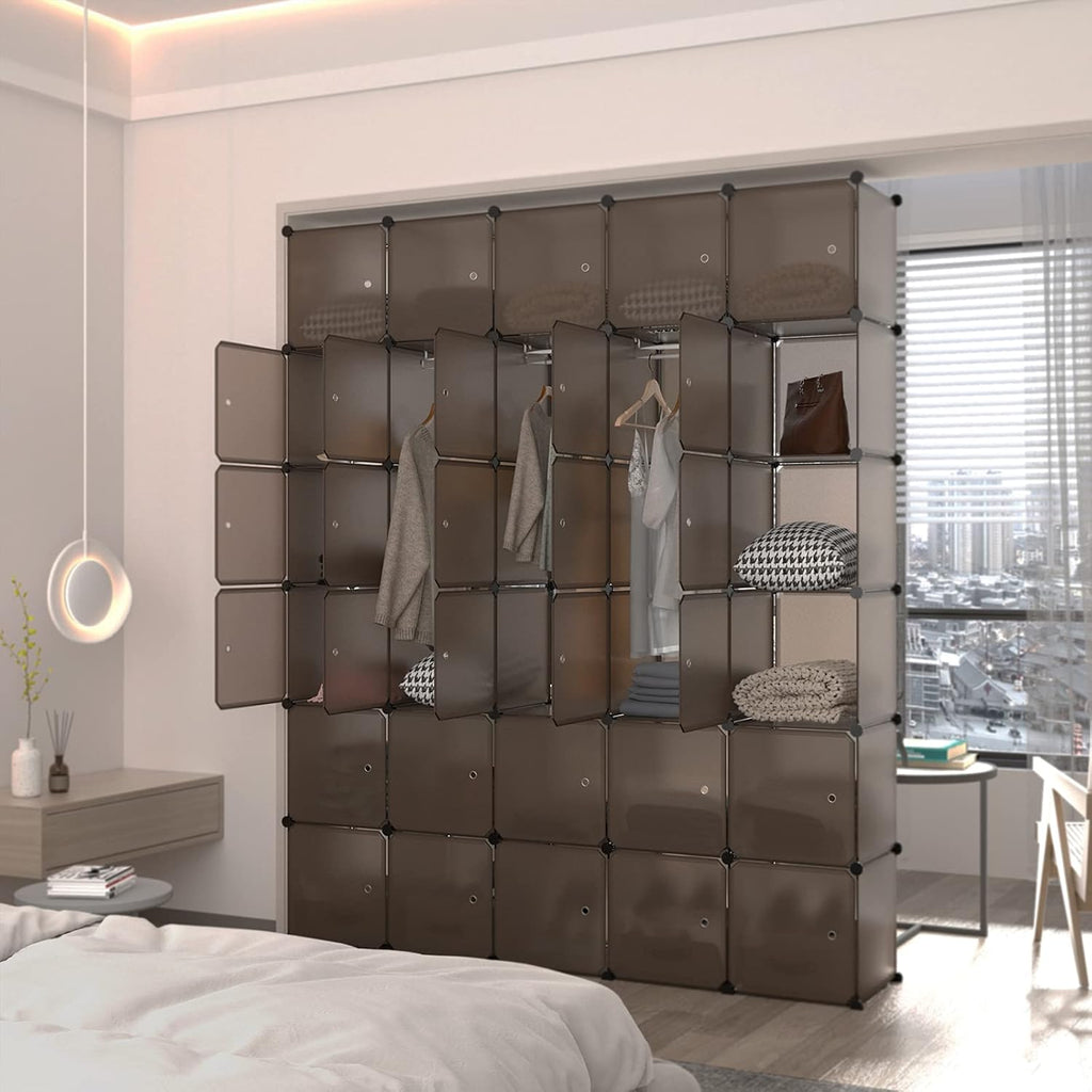 30-Cube Plastic Closet Organizer Shelves Q76027