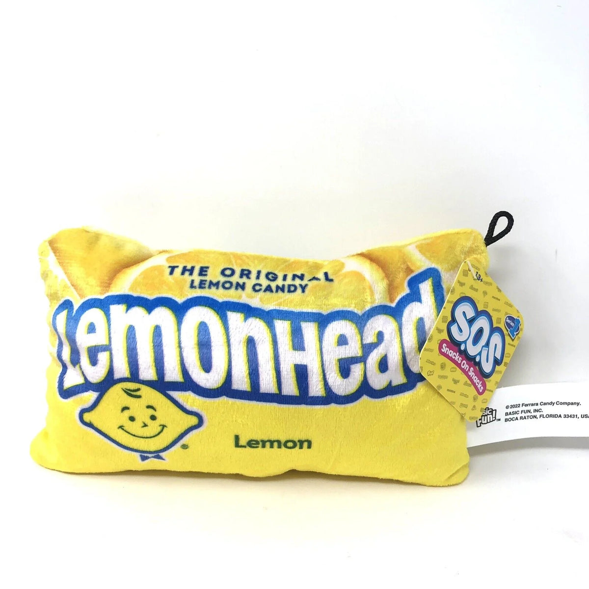 Lemonhead Lemon Candy Bag Plush Toy 7 inch P398894