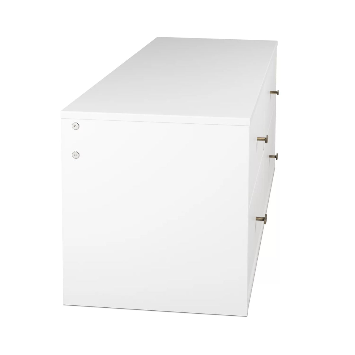White 4-Drawer Dresser F4075