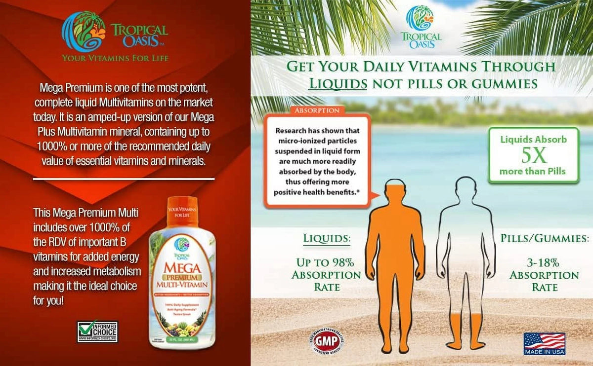 Mega Multi-Vitamin 32 fl oz Liq K5997