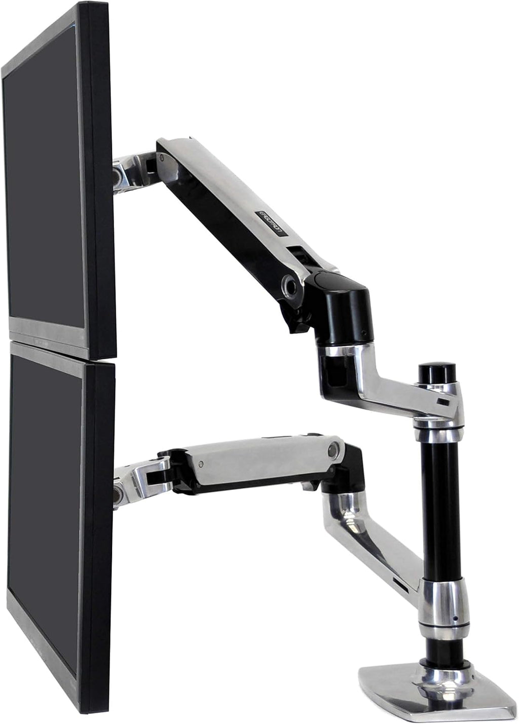 Polished Aluminum Dual Monitor Arm H30493