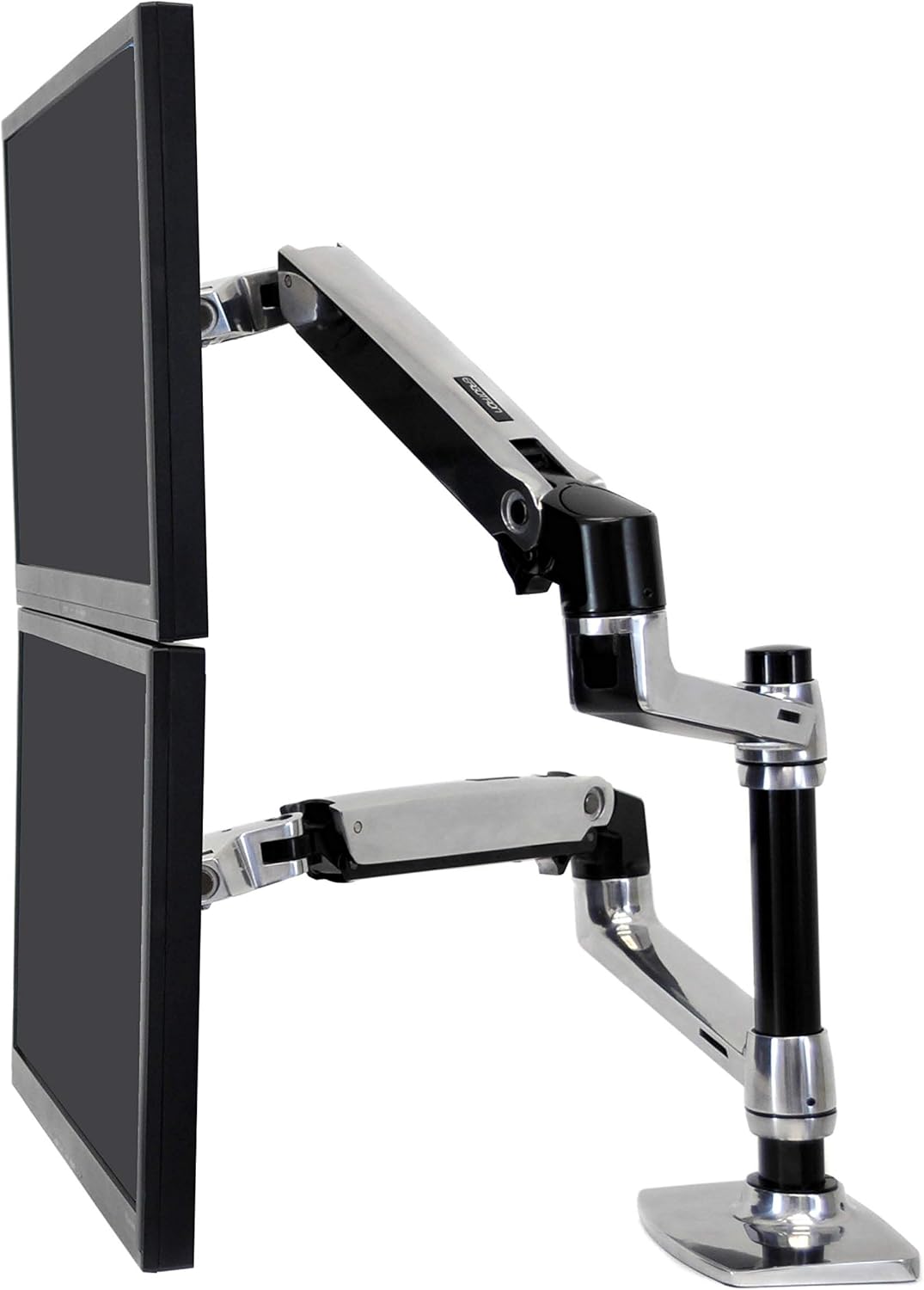 Polished Aluminum Dual Monitor Arm H30493