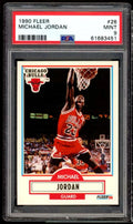1990-91 Fleer #26 PSA 9 Card T952266